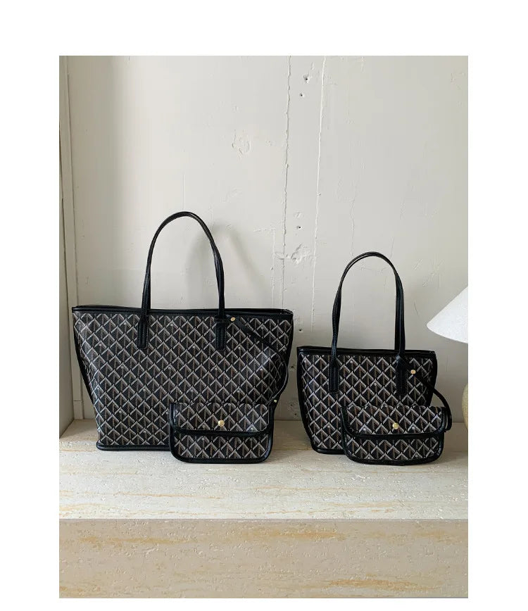 Women's Tote Bag New Simple Double Sided Available Mother and Child Large Capacity Casual Handbag Shopping Bag Tote Bag