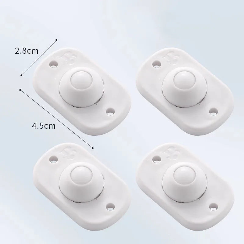 Self Adhesive Caster Wheels Appliance Rollers Appliance Sliders for Kitchen 360° Swivel Universal Wheel Mini Small Kitchen