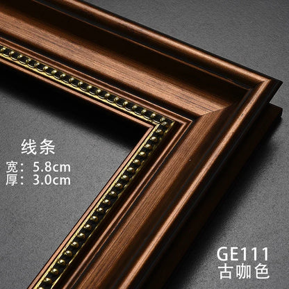Gold Paint Frame Oil Paintings Wall Art Pictures Frames Embroidery Frame Home Decor Porta Retrato Digital Personalized Gift