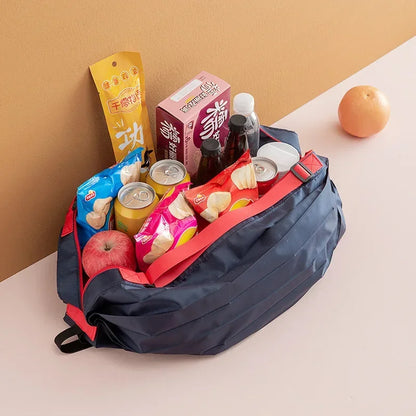 Women Shopper Bag Japanese Large Folding Tote Bag Travel Organizer Eco Shopping Bags Lady Market Bag Mujer Foldable Pouch Bolsos