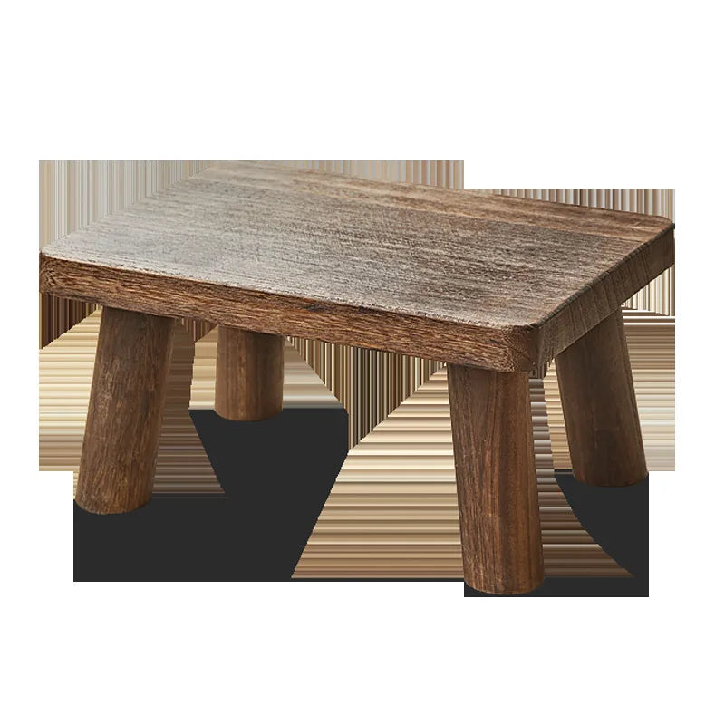 Small wooden stool shoe stool low stool square stools living room small stools footstool wooden stools coffee table solid wood