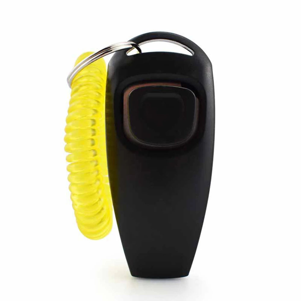Pet Clicker Dog Training Whistle Pet Dog Cat Training Sound Pet Dog Trainer Assistive Guide With Key Ring Dog Pet Supplies