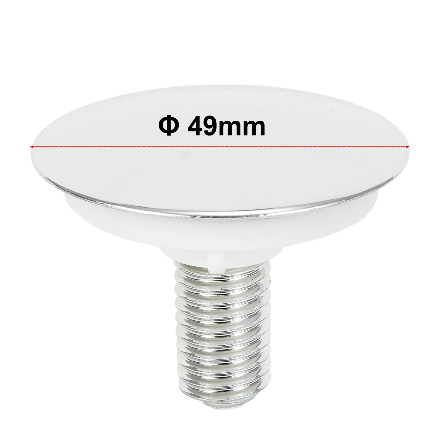 Kitchen Sink Tap Hole Covers Stainless Steel Basin Hole Sealing Plug Anti-leakage Basin Laundry ABS Plastic 49mm Accessories