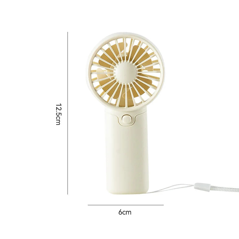 Portable Fan Convenient Creative Small Fan Pocket Hand-held Fan Lightweight AA Battery Handheld Mini Fan Air Coolers