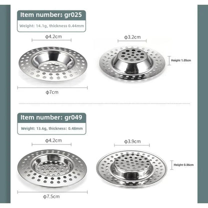 Kitchen Sink Mesh Filter Stainless Steel Drain Mesh Protects From Clogging Kitchen Fittings
