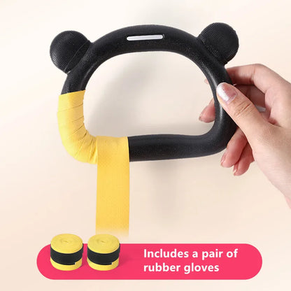 Gymnastics Rings Kid Sport Toy Non-Slip Gym Rings With Swing Adjustable Straps Pull-up Workout Gymnastics Fitness Equipment Toy