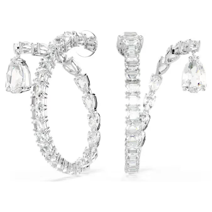 2025 New Trend Fine Wedding Jewelry Set Charming Luxury White Water Drop Crystal Fashion Women's Necklace Bracelet Earrings Ring