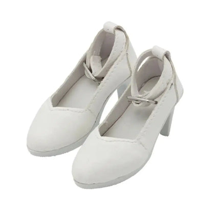 Dolls Accessories PU Leather Dolls Shoes Handmade Fashion Doll High Boots Casual Cute Doll High-heeled Shoes 60cm Dolls