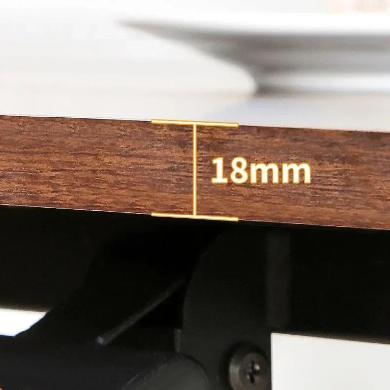 Multifunctional Movable Folding Dining Table Metal Table Legs Small Coffee Tables Dual Storage Extendable Modern Home Furniture