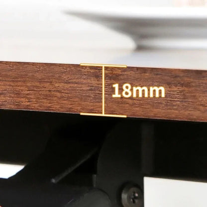 Multifunctional Movable Folding Dining Table Metal Table Legs Small Coffee Tables Dual Storage Extendable Modern Home Furniture