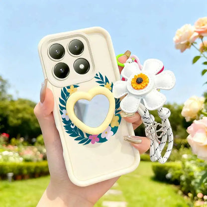 3pcs( Colorful garland  Phone Case+Lanyard+Craft Embellishments) for Xiaomi 15T/15TPro/14/14T/17Pro/14TPro/17 ProMax  Phone Case