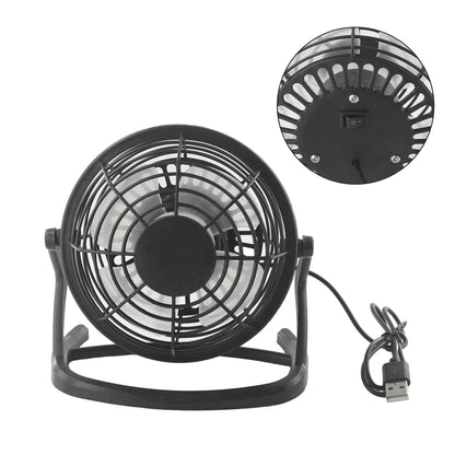 Portable Fans USB Fan 15*9*14.5cm ABS+Electronic Components Blue/Black Convenient Home UseUltra Quiet Practical