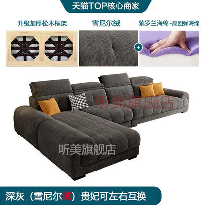 Lazy Puffs Living Room Sofas Lounge Relaxing Luxury Futon Bedroom Living Room Sofas Floor Designer Muebles Terrace Furniture