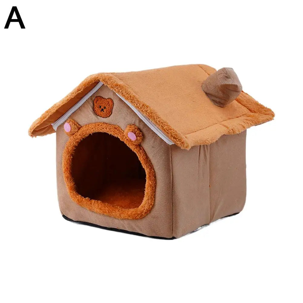 Ultra Soft Plush Pet Bed House Removable Washable Warm Kennel Mat Nest for Chihuahuas French Bulldog Cats Puppy Sleeping Bag