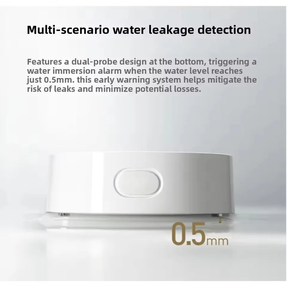 Xiaomi Water Sensor 2 Bluetooth Flood Water Leak Detector Home Remote Alarm Security Soaking Work For Mihome App