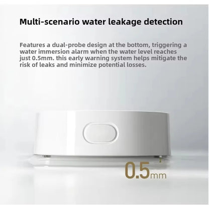 Xiaomi Water Sensor 2 Bluetooth Flood Water Leak Detector Home Remote Alarm Security Soaking Work For Mihome App