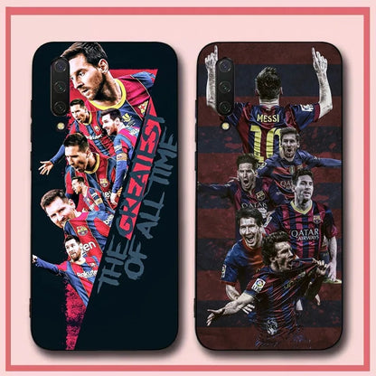 Football Superstar M-Messi 10 Print Phone Case For Xiaomi Mi 5X 8 9 10 11 12 lite pro 10T PocoX3pro PocoM3 Note 10 pro lite