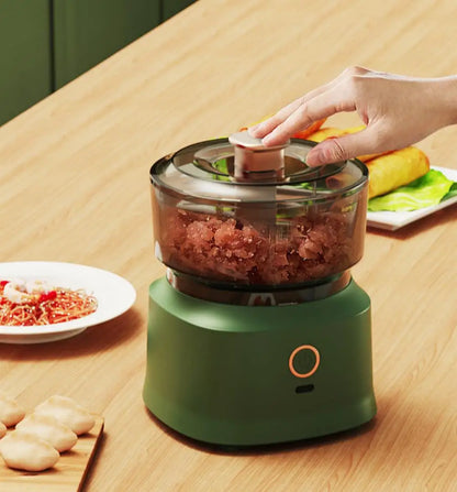 160ml Wireless Electric Mini Food Chopper USB Charging Garlic Press Meat Grinder Vegetable Shredder Kitchen Gadget