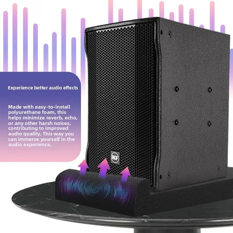 Speaker Sponge Shock Absorbing Pad Desktop Monitor Hardened Shockproof Sound-absorbing Silent Pad Remove Resonance Sponge
