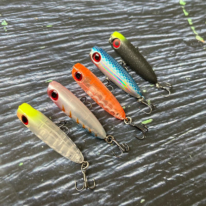 1 Stück 45 mm 3 g sinkender Bleistift-Angelköder Mini Popper Walking Dog künstlicher Hartköder Pesca Wobbler Swimbait Tackle Zubehör