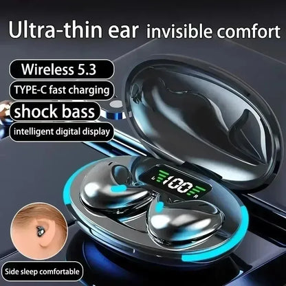 New Earphones Wireless Earphones Headphones Noise Reduction Sport Game Sleep Bluetooth 5.3 Earbuds HIFI Stereo Music Headset