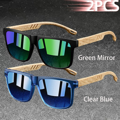Fashion Vintage Square Square Frame Sunglasses Men Women Fishing Driving Man Luxury Brand Designer Sun Glasses  Eyewear