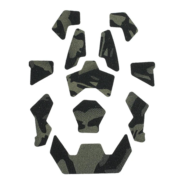 Tactical FAST Helmet Magic Sticker 11pcs Airsoft Helmet Patches Hook and Loop Sticky for Hunting Shooting Accessories