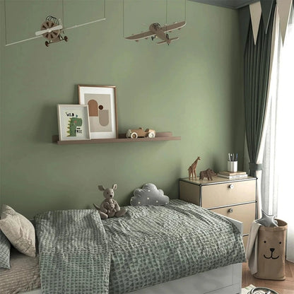1/2/3/5/6M Self-adhesive Film Green Matt Thickened Sticker Furniture Kitchen for Cupboards Tables Wall DIY Renovation Wallpapers