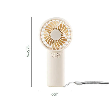 Portable Fan Creative Small Fan Pocket Hand-held Fan Lightweight Adjustable Cute Handheld Outdoor Fan Air Cooler Students Gift