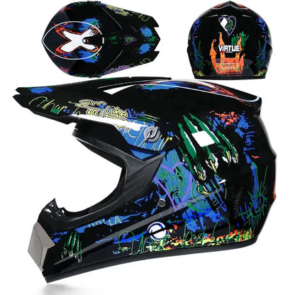 Motorcycle Helmet Children Off-road Helmet For Kids child MotoBike Downhill AM DH Cross safety Helmet Capacete Motocross Casco