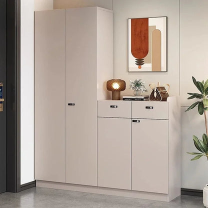 Shoe Storage Cabinet Wood Entryway Storage Store Organizer Display Rack Shelves Retail Display Rack Shelves for Retail Store