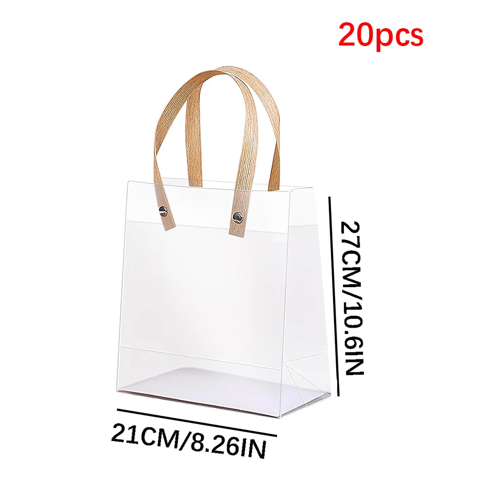 10/20PCS Holiday gift bag Eco-friendly Companion Gift Candy Bagholiday gift Birthday gift bag, anniversaries，Frosted Tote Bag