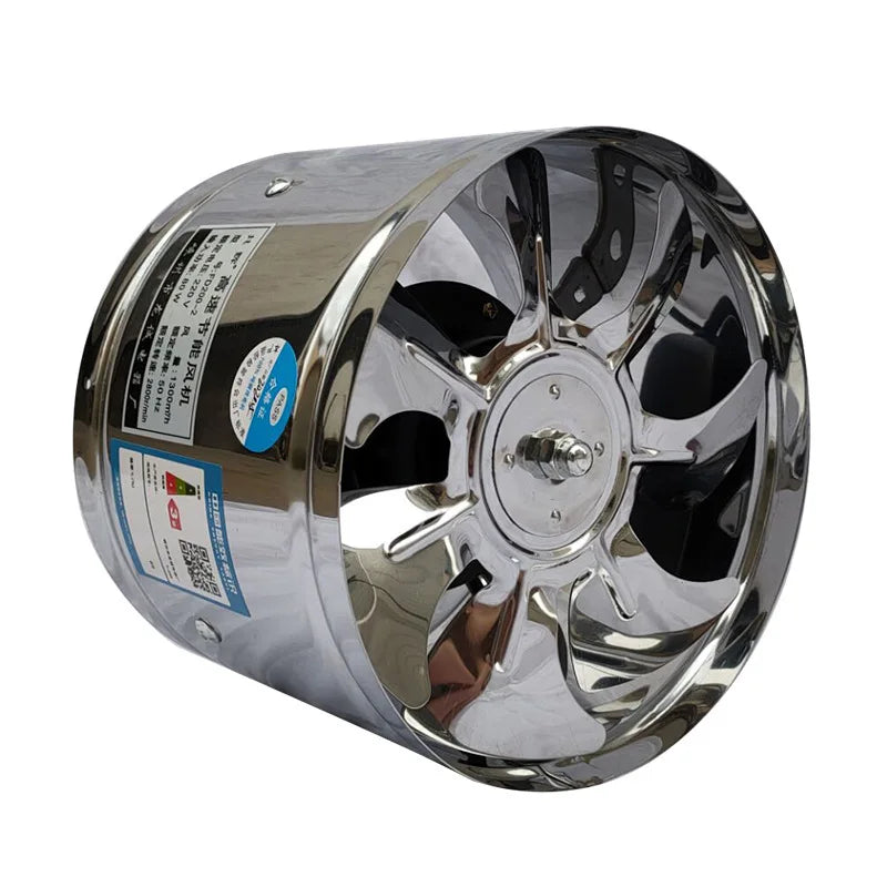 6''8'' Kitchen Toilet Exhaust Fan Louver Pipe Extractor Wall Air Ventilation Ceiling Booster Blower Metal Ventilator Attic Fan