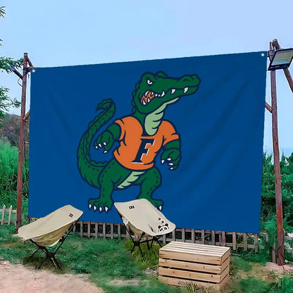 F-Florida G-Gators Football Cartoon Flag Art Science Fiction Room Home Decor Wall Hanging Home Decor Banner