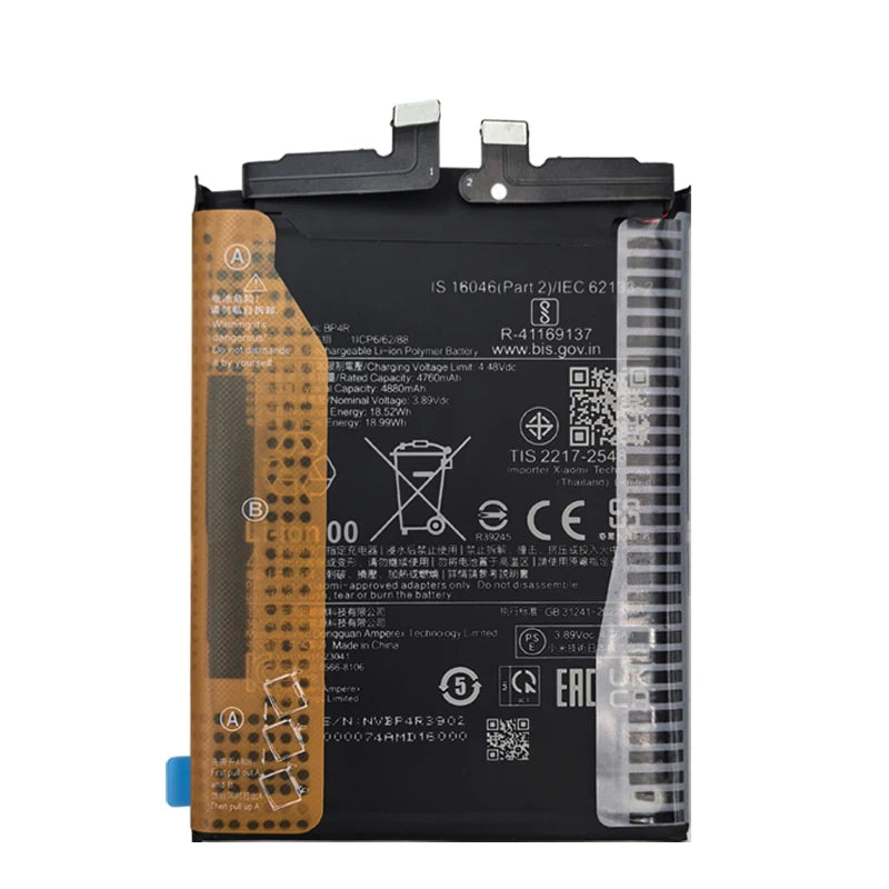 2026 Years 100% Original Battery BP4Q For Xiaomi 14 , BP4R For Xiaomi 14 Pro 14Pro Phone Replacement Batteries Fast Shipping