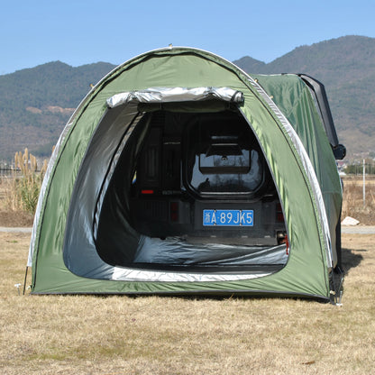 SUV Tent,2 Person Car Tent for Family, Waterproof & Windproof for Car Camping, Camping Tents with Storage Bag, SUV, Van,