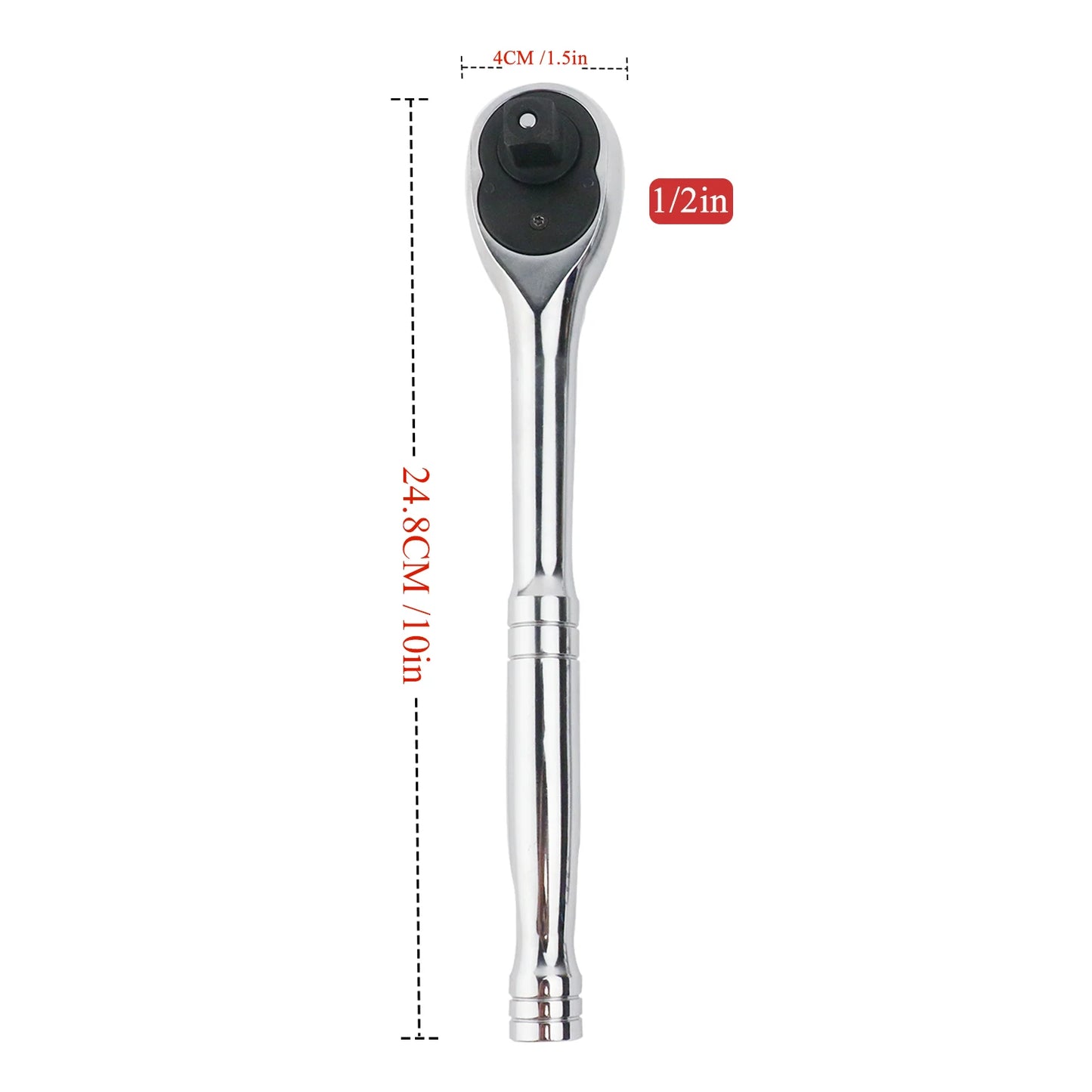 Wrench Set Hand tools 1/2-Inch Drive 100-Tooth Quick-release Ratchet Wrench,1/2" Drive Radiator Spud Wrench