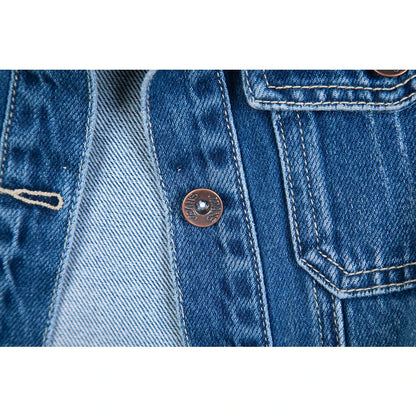 Women Denim Jackets Spring Autumn Long Sleeve Pockets Mid-Length Jean Coat 2024 Fashion All Matched Outerwear