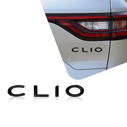 3D Metal Car Styling Letter Emblem Rear Trunk Badge Body Sticker For CLIO Logo 2 3 4 Tailgate Nameplate Auto Accessories