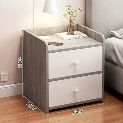 Room Household Home Modern Minimalist Bedside Table Nightstand Small Bedroom Storage Drawer Compact Bedside Cabinet Furniture