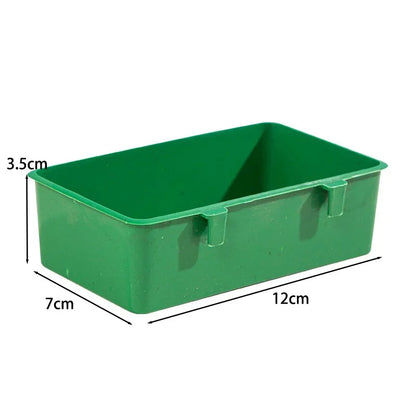 1/3/5pcs Bird Food Box Parrot Feeder Bowl Cage Plastic Bird Bathtub Pet Supplies Bird Sink Bowl Bathtub Hanging Feeding Trough