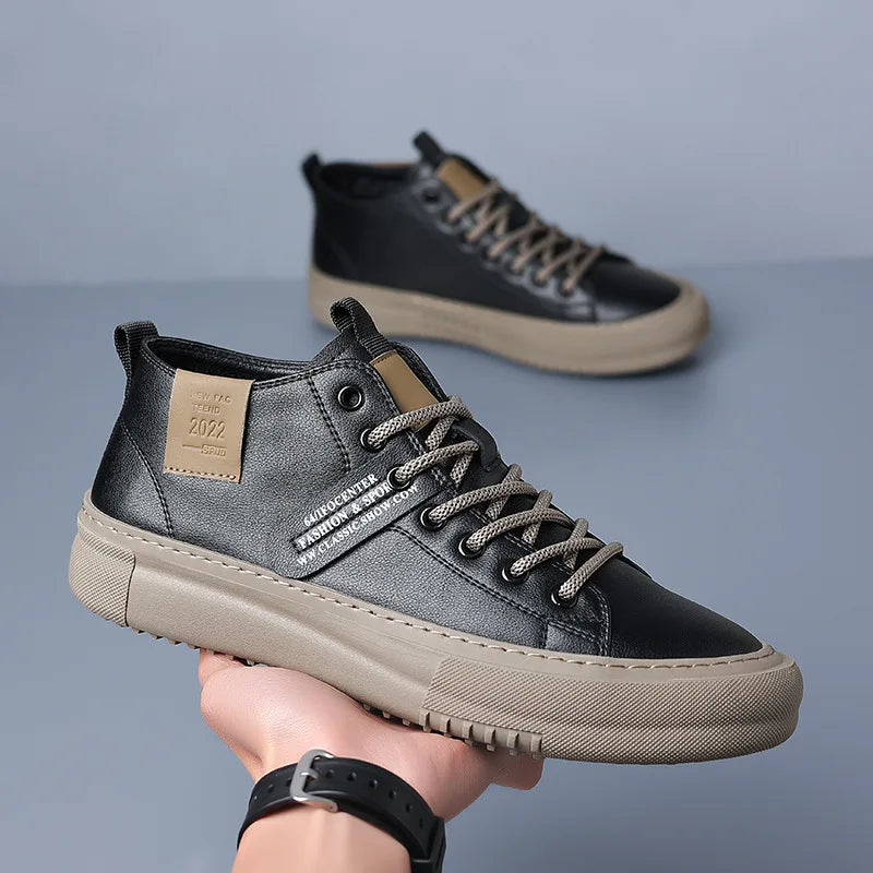Men's Casual Sports Shoes, Fashionable, Retro, Classic, Handmade, Breathable and Warm, Suitable for All Seasons, Hiking Shoes