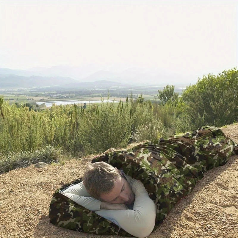 Envelope Digital Camouflage Sleeping Bag Outdoor Camping Camping Sleeping Bag Travel Warm Adult Winter Sleeping Bag