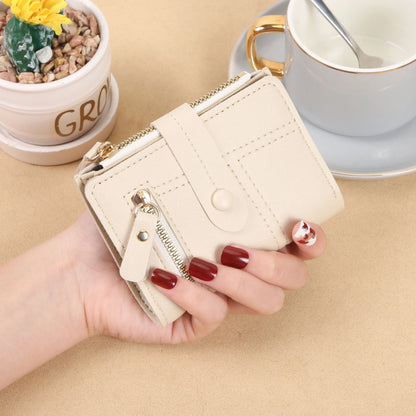 Ladies' wallet; short purse for women; high-end feeling cross-border multi-functional coin purse for women