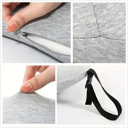 1pc Orthopedic Memory Foam Lumbar Pillow for Lower Back Relief and Support - Perfect for Side Sleepers