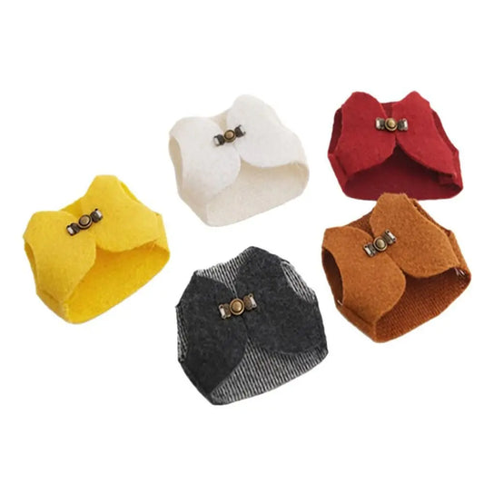 Cute Adorable Hamsters Apparel Skin-friendly with Buckle Cozy Pet Vest Warm Fabric Breathable Small Pets Clothing Photo Outfit