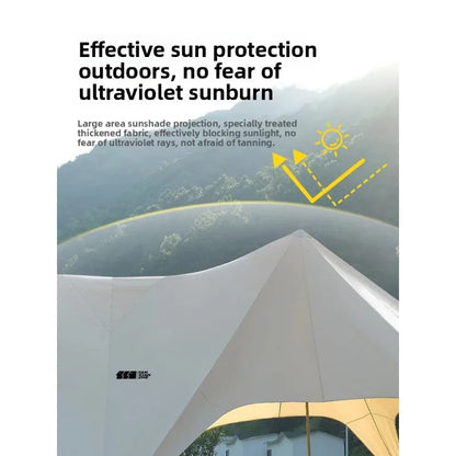 Tent, Large Outdoor Giant Camp, Rain and Sun Protection, Suitable for Outdoor Camping