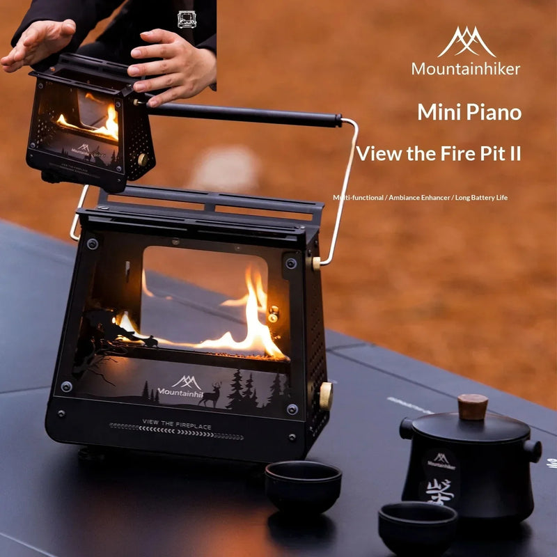 MOUNTAINHIKER Portable Oil Stove for Outdoor Cooking BBQ Tent Fire Pits Heating and Flame Heating with Handheld Stove