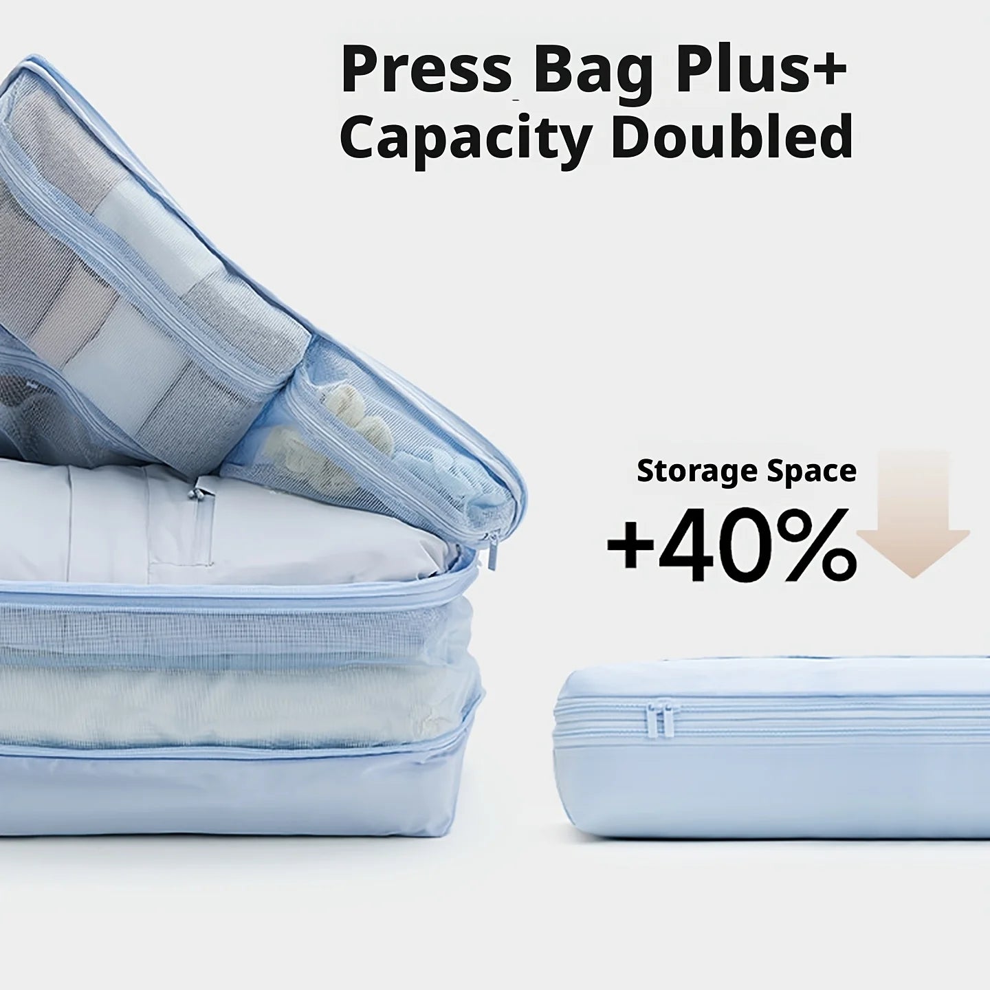 Comforter Storage Bag - Large Capacity Bedding Storage Bags Ultra Space Saving Self Compression Organizer, Washable Compression