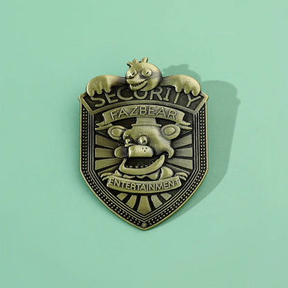 Game Peripherals Five Night At Freddy Brooch Metal Backpack Hat Badge Lapel Pin Fashionable Clothing Accessories Gift For Friend